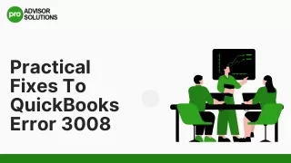 Practical Ways To Fix QuickBooks Error 3008