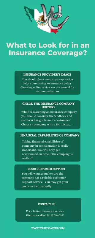What to Look for in an Insurance Coverage