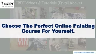 Choose The Perfect Online Painting Course For Yourself