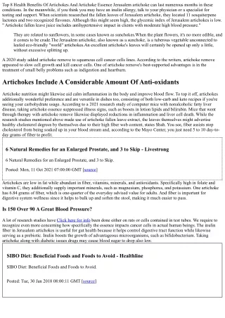 Artichoke: Review, Utilizes, Adverse Effects, Safety Measures, Communications, A