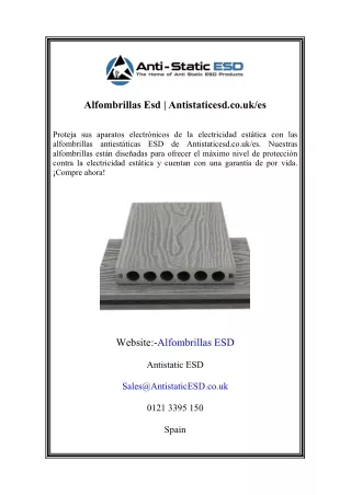 Alfombrillas Esd  Antistaticesd.co.ukes