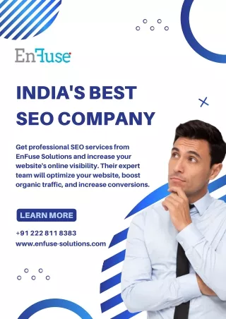 Elevate Your Brand's Visibility With EnFuse Solutions SEO Services