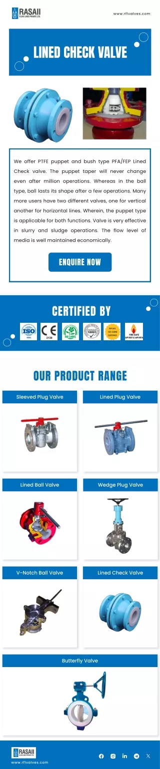 Lined plug valves