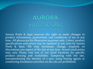 aurorapoolsandspas