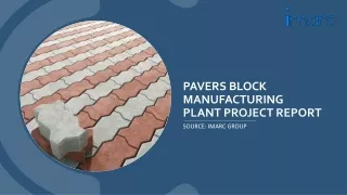 Pavers Block Manufacturing Plant Project Report PPT: Business plant and Setup