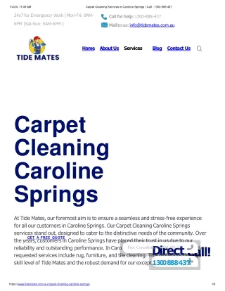 Carpet Cleaning Services Caroline Springs