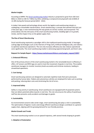 Smart Warehousing Market