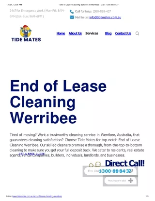 End Of Lease Cleaning Werribee