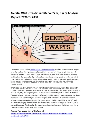 Genital Warts Treatment Market