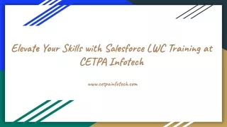 Salesforce LWC Training in Noida