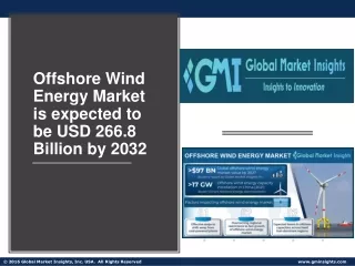 Offshore Wind Energy market growth outlook with industry review and forecasts