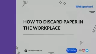 a practical guide to a paperless office - wesignature.com