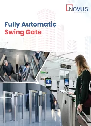 Automatic swing gate barrier