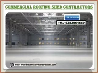 Commercial Roofing Shed, Commercial Roofing Contractors, Commercial Roofing Construction, Chennai