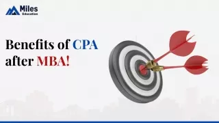 Benefits Of CPA after MBA!