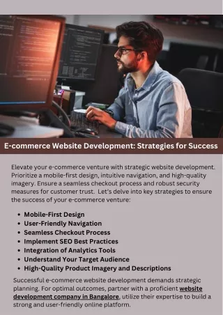 E-commerce Website Development: Strategies for Success