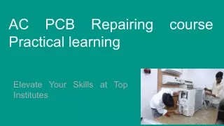 Expert-Level Training: AC PCB Repairing Course