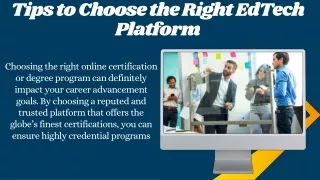 Tips to Choose the Right EdTech Platform