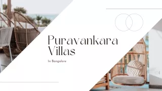 Puravankara Villas in Bangalore - PDF