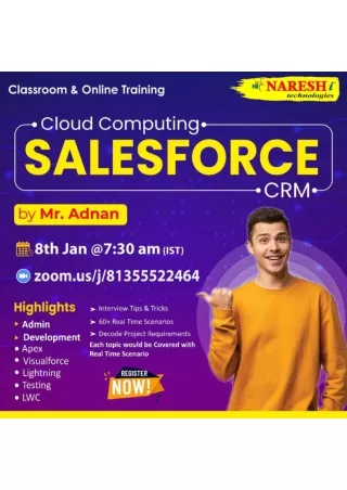 Free Demo On Salesforce CRM - Naresh IT