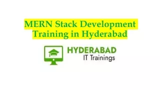 MERN Stack Development Training in Hyderabad