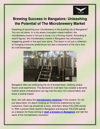 Microbrewery meaning