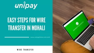 Easy Steps for Wire Transfer in Mohali