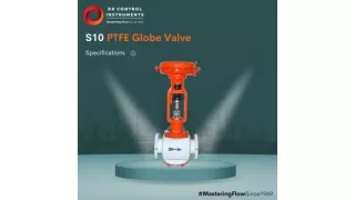 10 PTFE Control Valve in India