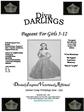 Pageant For Girls 5-12 DivinelyInspiredVictoriouslyAffirmed Summer Camp Workshops June - July