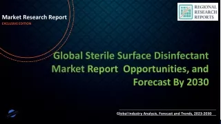 Sterile Surface Disinfectant Market Trend Business Opportunity To 2033