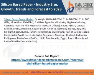 Silicon Based Paper Market