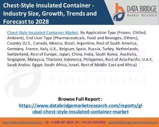 Chest-Style Insulated Container Market