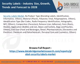 Security Labels Market