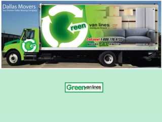 Green Van Lines - Dallas Movers Your Premier Dallas Company