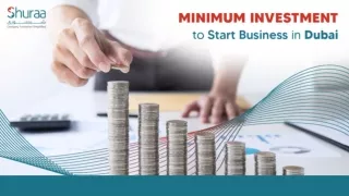 Minimum Investment to Start a Business in Dubai