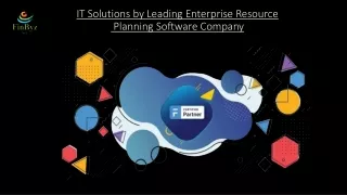 IT Solutions by Leading Enterprise Resource Planning Software Company