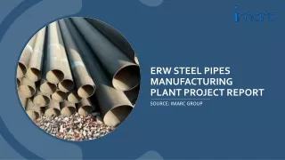 Complete Report on ERW Steel Pipes Manufacturing Plant Project PPT