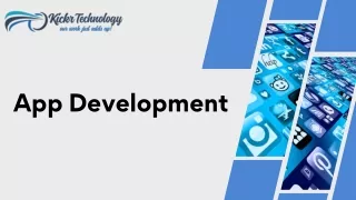 App Development by Kickr Technology Innovate, Create, Transform