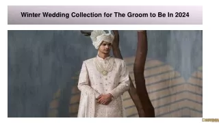 Winter Wedding Collection For The Groom To Be In 2024