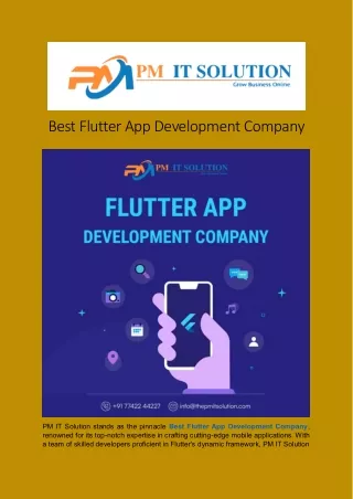 Best flutter App Development Company