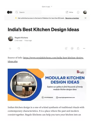 India’s Best Kitchen Design Ideas