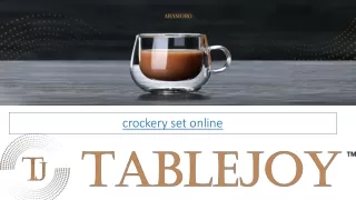 crockery set online