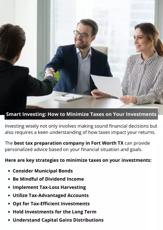 Smart Investing: How to Minimize Taxes on Your Investments