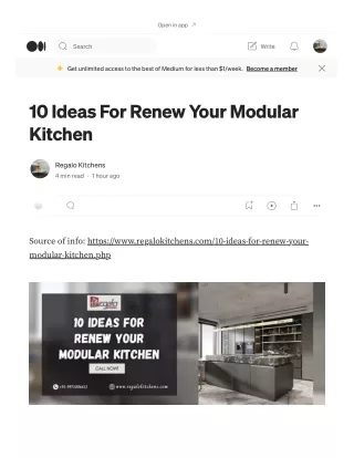 10 Ideas For Renew Your Modular Kitchen10 Ideas For Renew Your Modular Kitchen