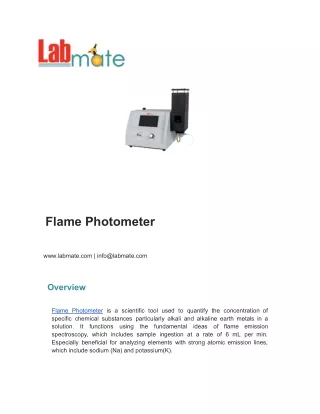 Flame Photometer