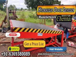 Warehouse Dock Leveler,Hydraulic Dock Lift Leveler,Mobile Dock Leveler,Dock Leveler Equipment Manufacturer,Chennai,India