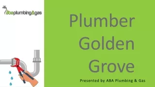 Plumber Golden Grove