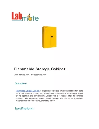 Flammable Storage Cabinet