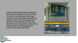 Airport Information Systems Market PDF