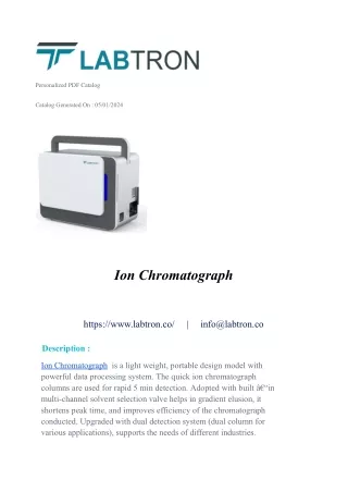 Ion Chromatograph